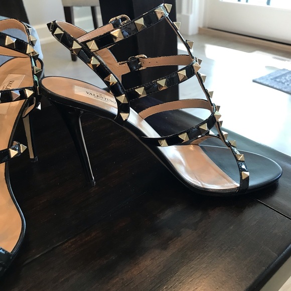 Valentino Garavani | Shoes | Valentino Rockstud Caged Leather Sandal 5 |  Poshmark